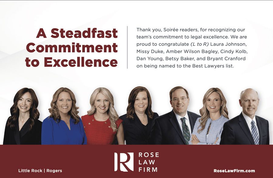 Soiree Best Laywers of 2024 Rose Law Firm