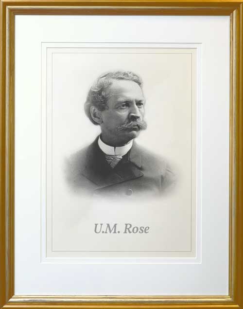 Framed photo of U.M. Rose